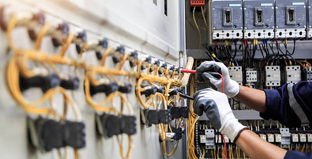 Professional Electrician technician working in Newport, OR